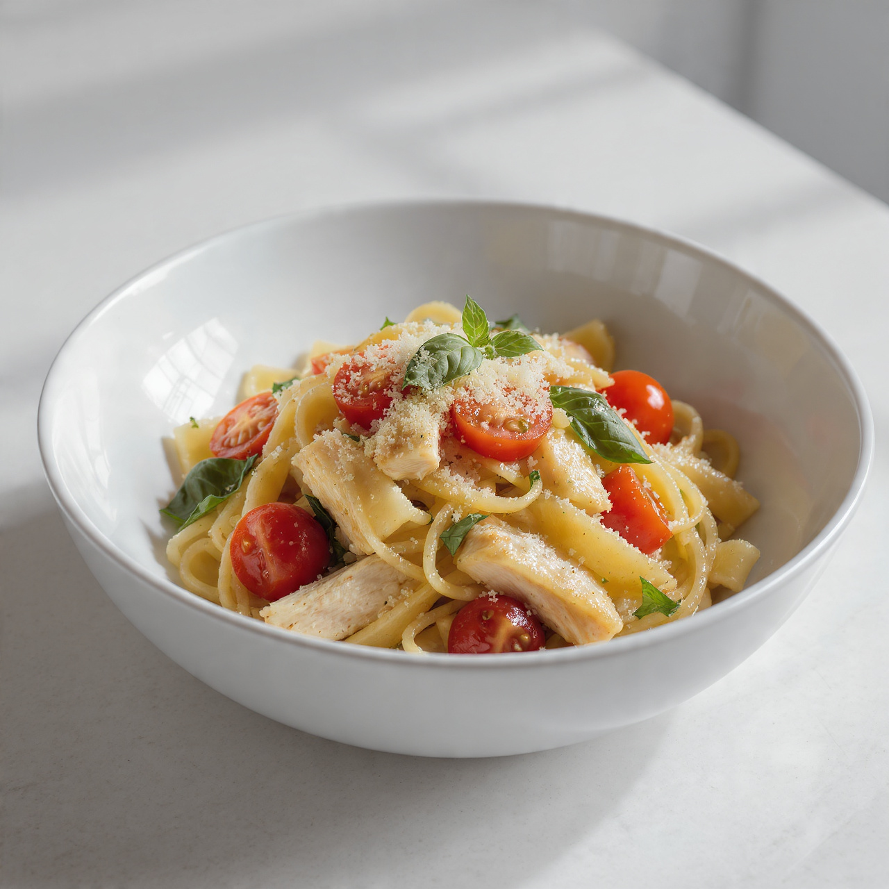 Quick Chicken Pasta with Creamy Cowboy Butter Sauce