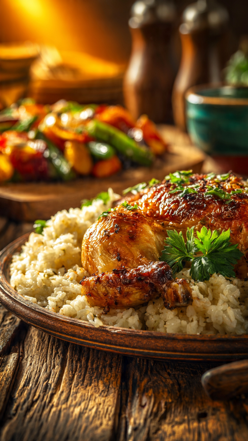 Rotisserie Chicken and Rice Casserole (Easy Cheesy Comfort Food)