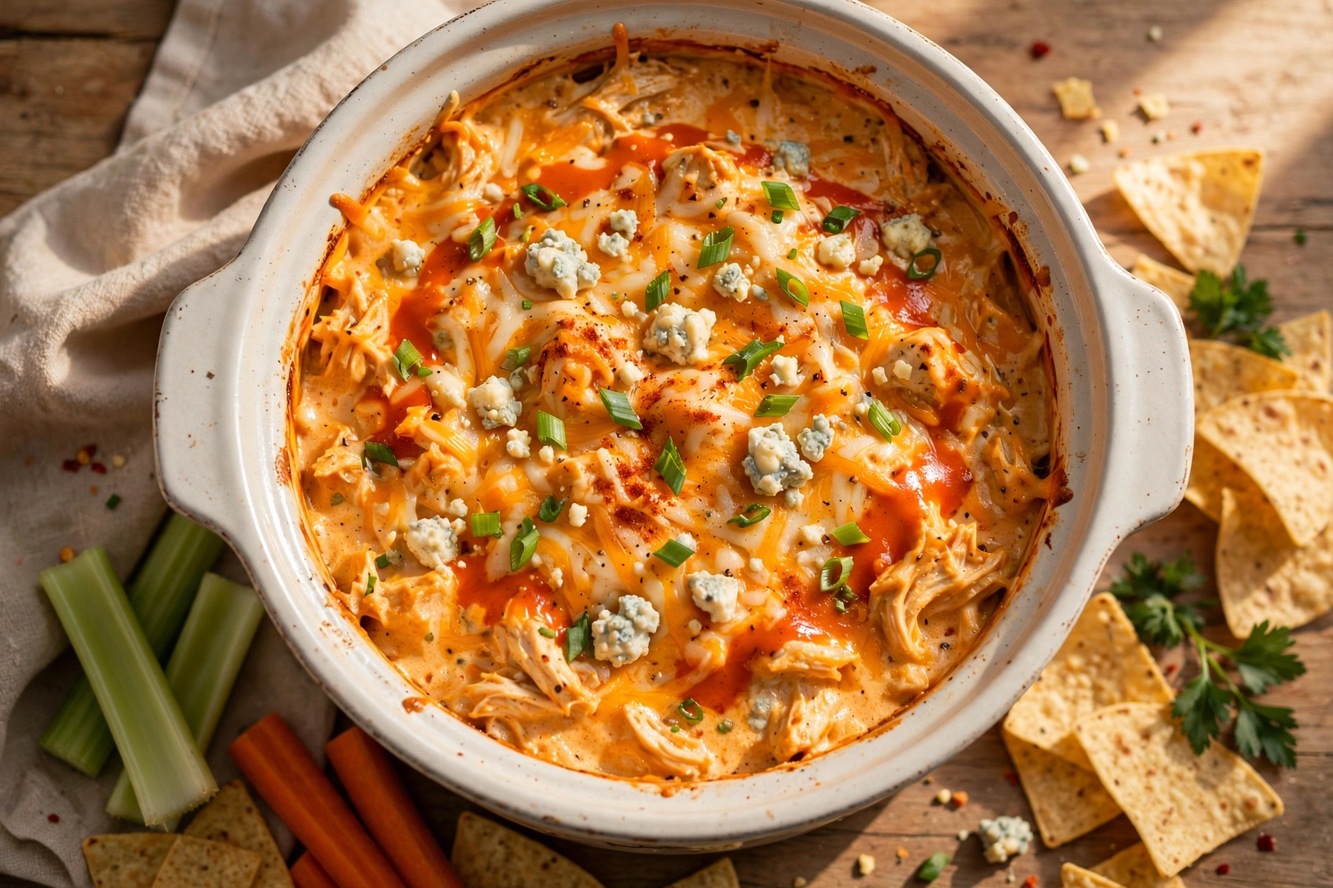 Crock Pot Buffalo Chicken Dip
