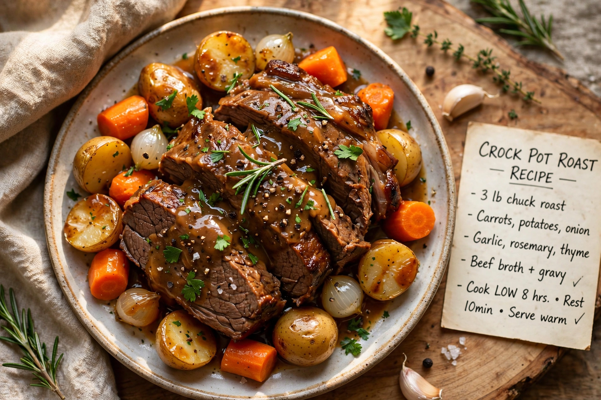 Classic Crock Pot Roast