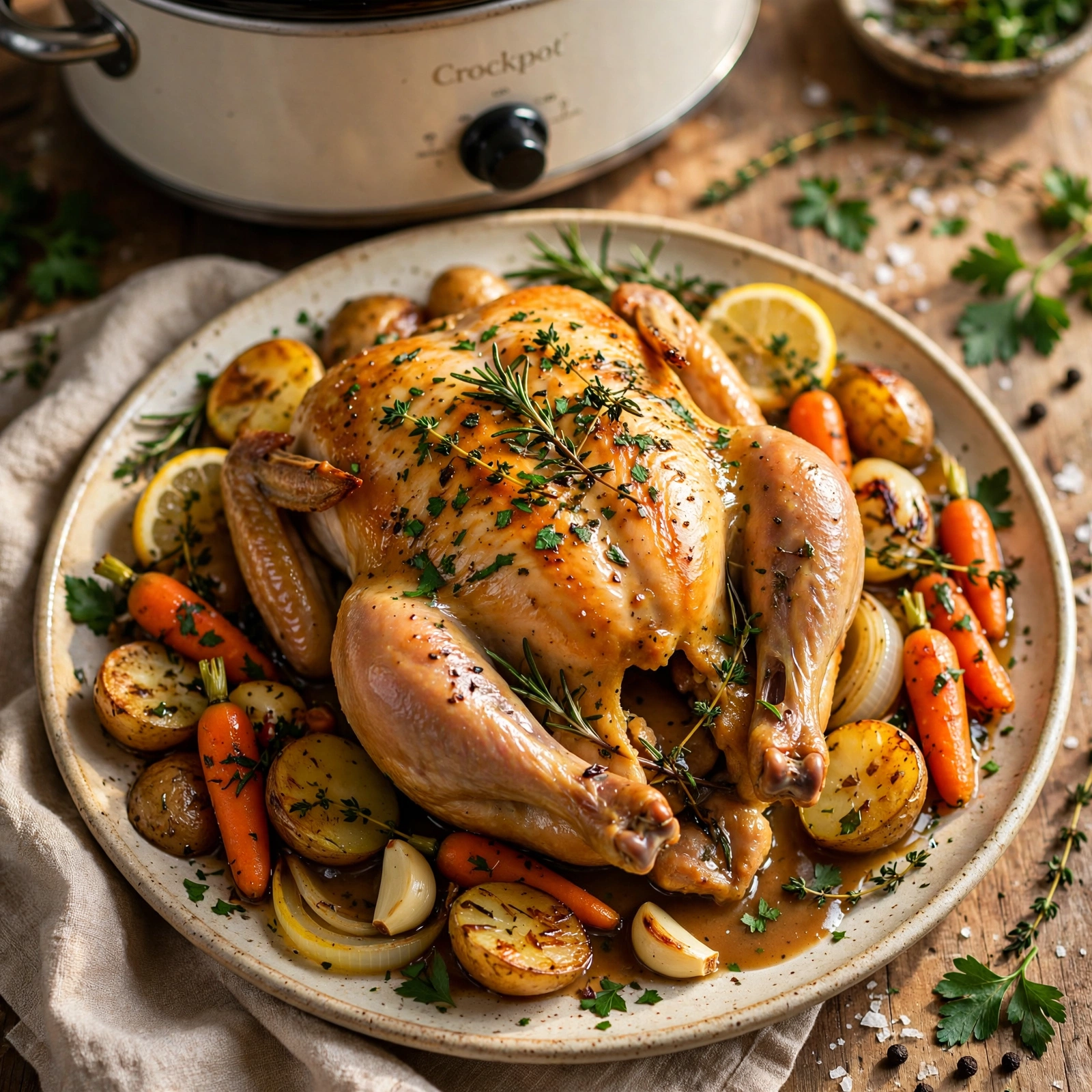 Crockpot Whole Chicken