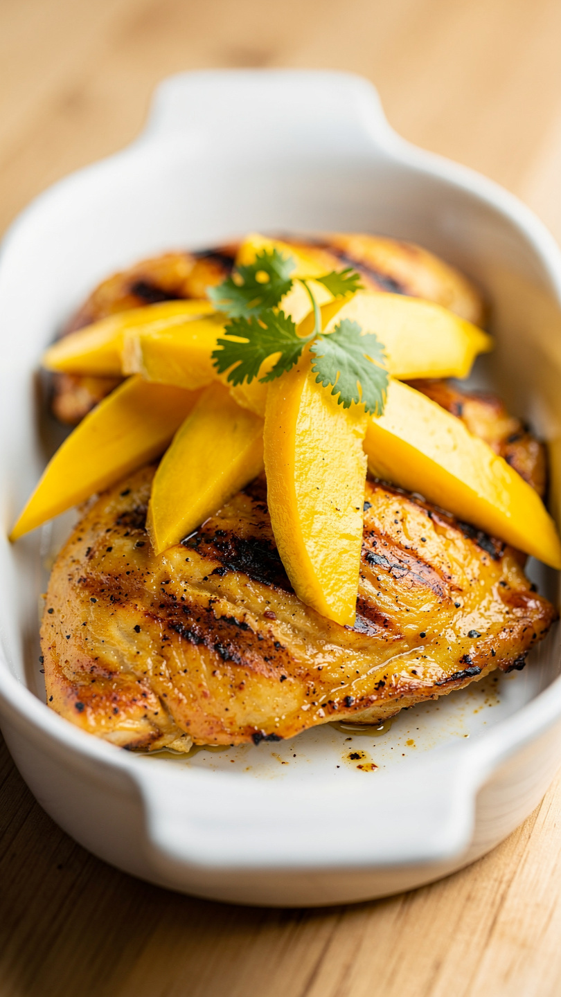 Mango Chicken Recipe (Juicy, Grilled, and Bursting With Flavor)