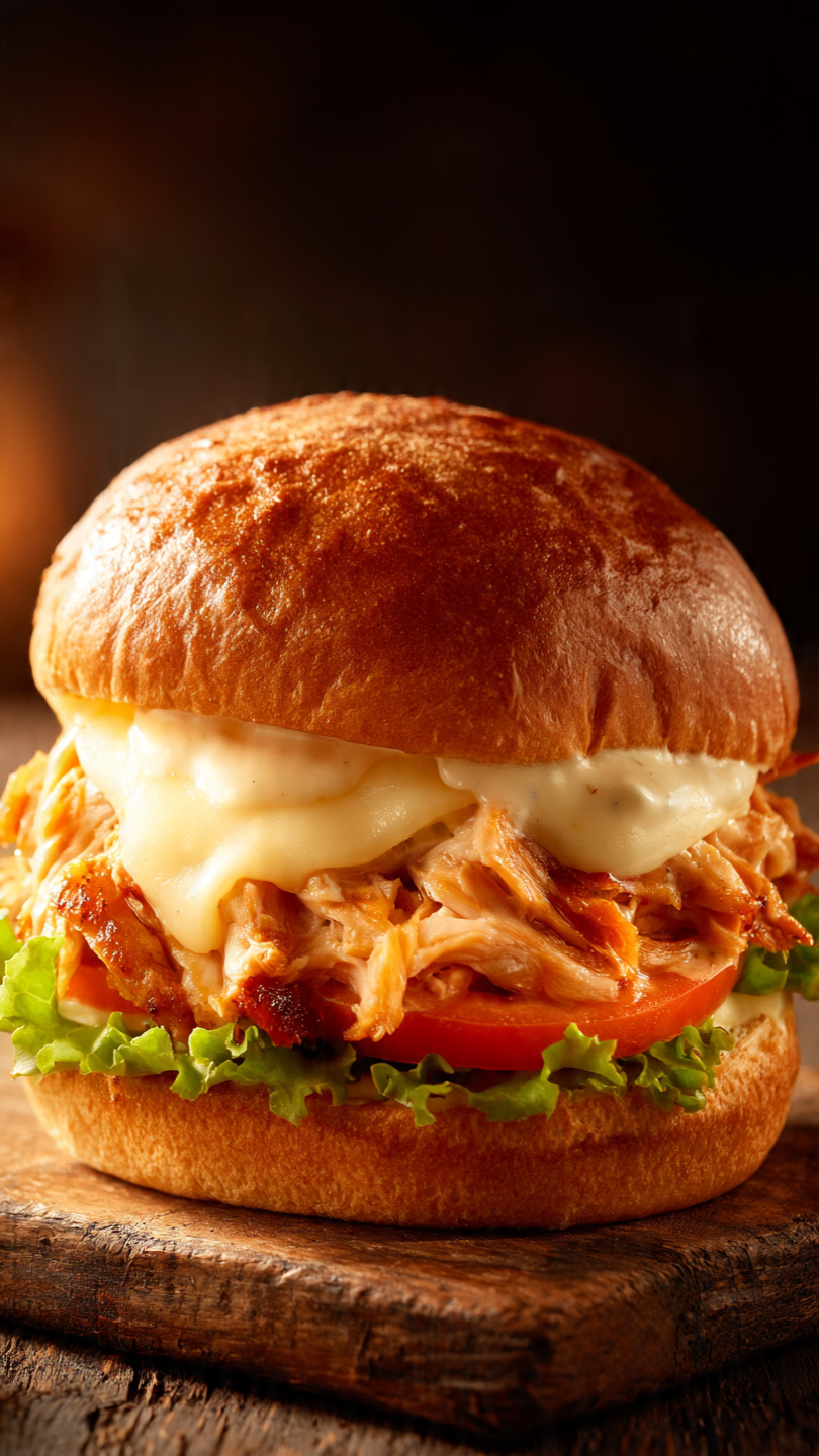 The Ultimate Rotisserie Chicken Sandwich with Bacon Ranch