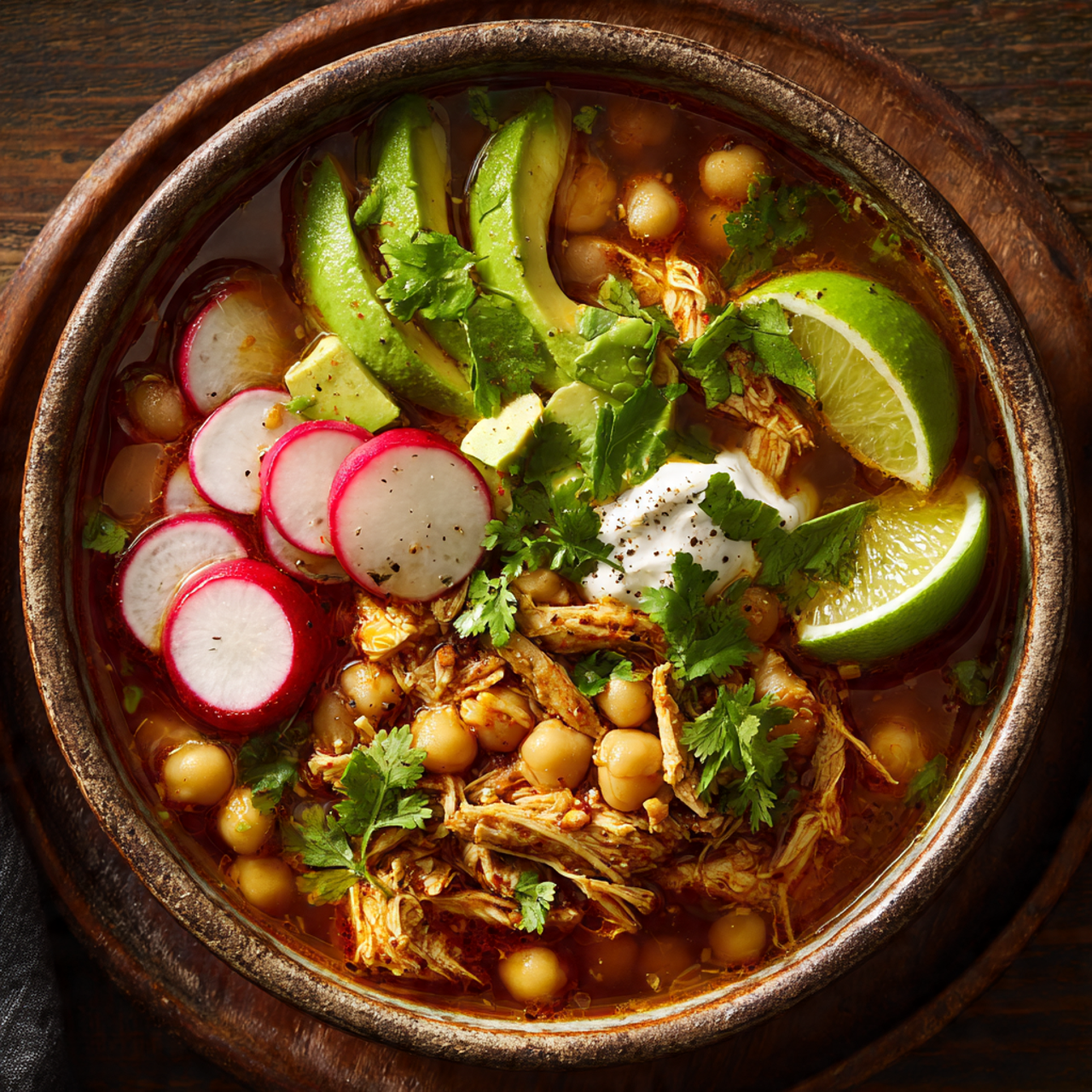 Slow Cooker Chicken Posole